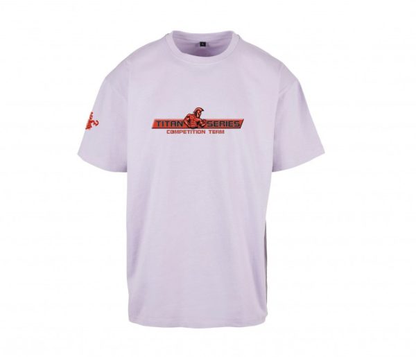Camiseta oversize chica gym fitness manga corta