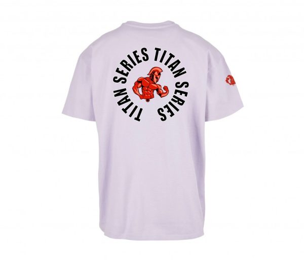 Camiseta oversize chica gimnasio fitness manga corta