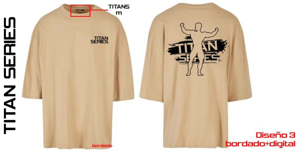 camiseta oversize gym de hombre manga corta