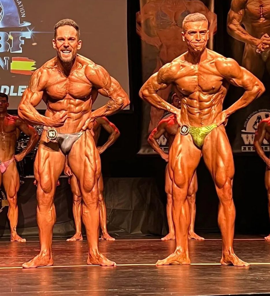 Airam y Saul en comparativa competicion