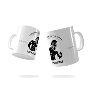 Taza fitness culturismo Equipo Titan Series